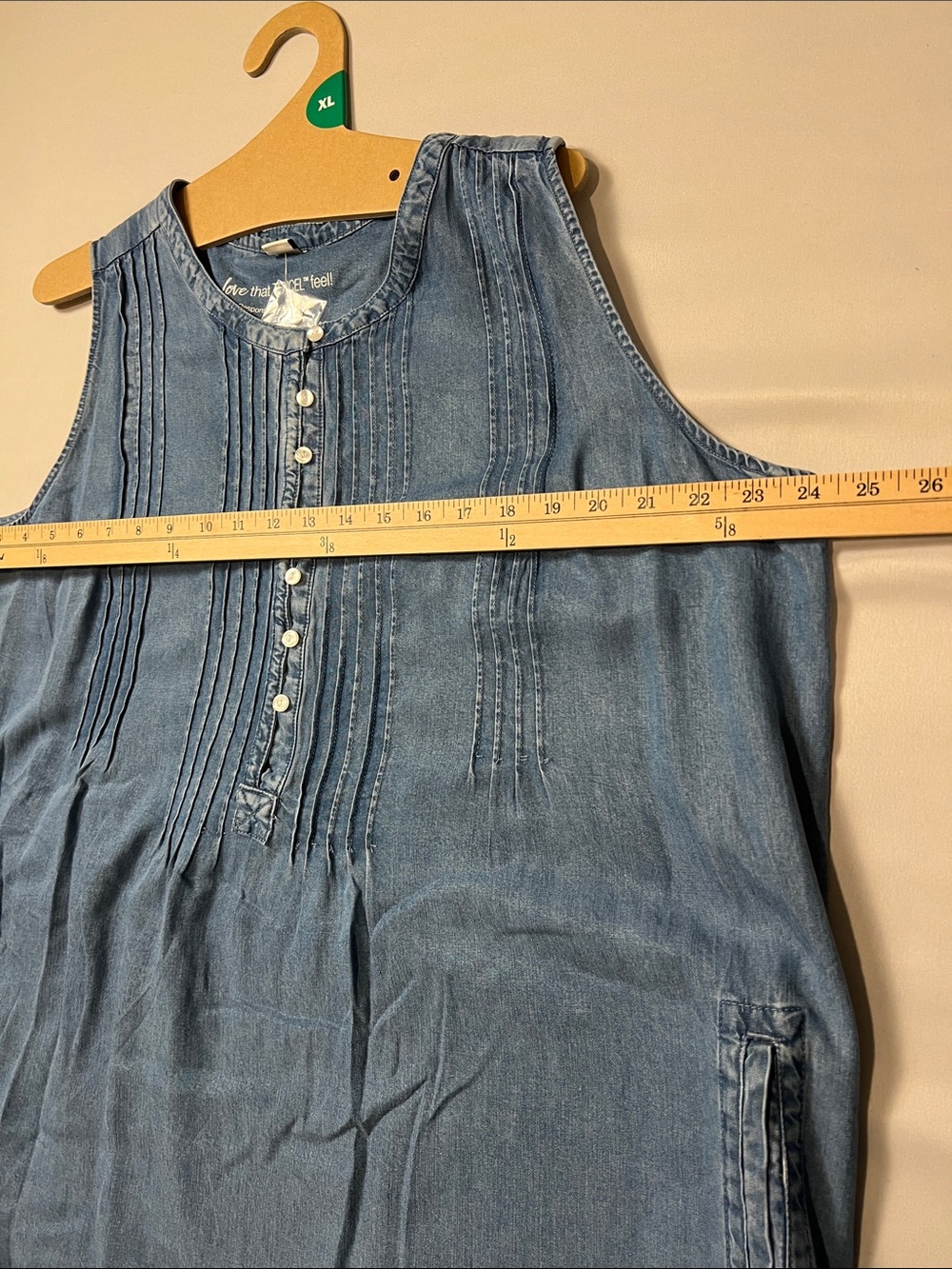 Coldwater Creek Light Blue Sleeveless Midi Dress - Picture 6 of 8